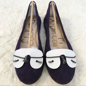 SAM EDELMAN FELICIA BALLET FLAT BLACKBERRY 6
